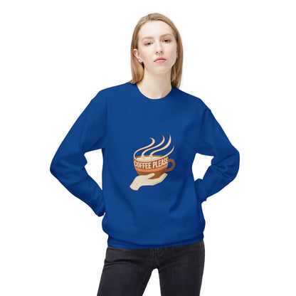 Coffee Please cup illustration Sweatshirt | cozy coffee design