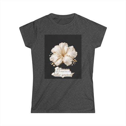 Tricou Damă Softstyle Premium – Bumbac Moale & Croială Feminină