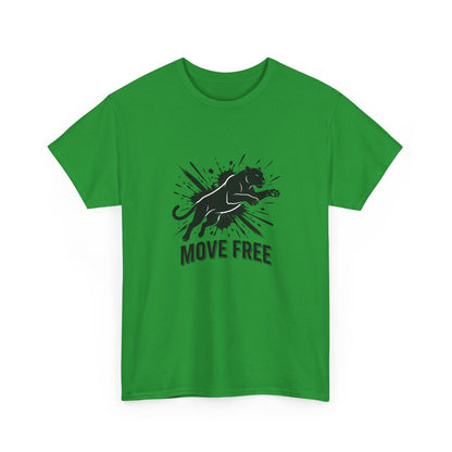 Tricou Gildan 5000 “MOVE FREE” – Bumbac 100% Rezistent, Confort Zilnic & Stil Streetwear Autentic