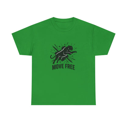 Tricou Gildan 5000 “MOVE FREE” – Bumbac 100% Rezistent, Confort Zilnic & Stil Streetwear Autentic