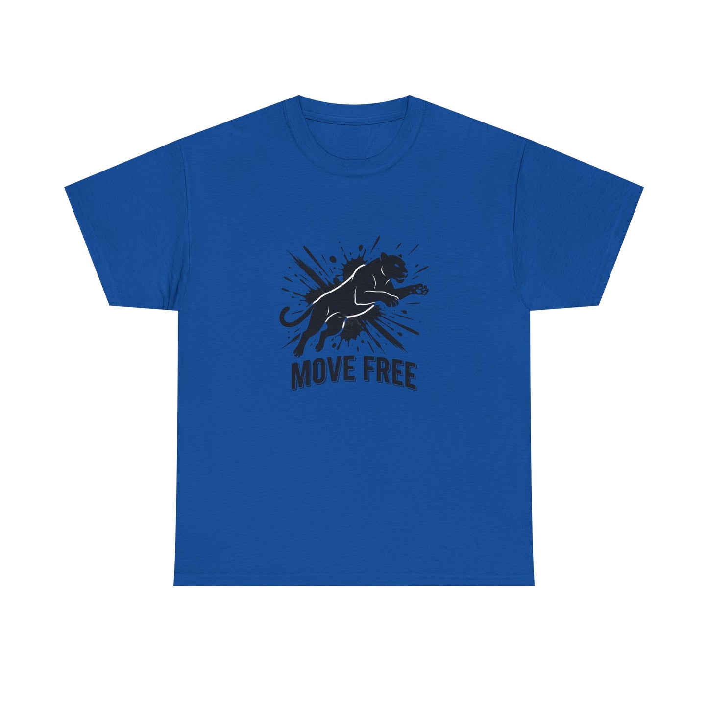 Tricou Gildan 5000 “MOVE FREE” – Bumbac 100% Rezistent, Confort Zilnic & Stil Streetwear Autentic