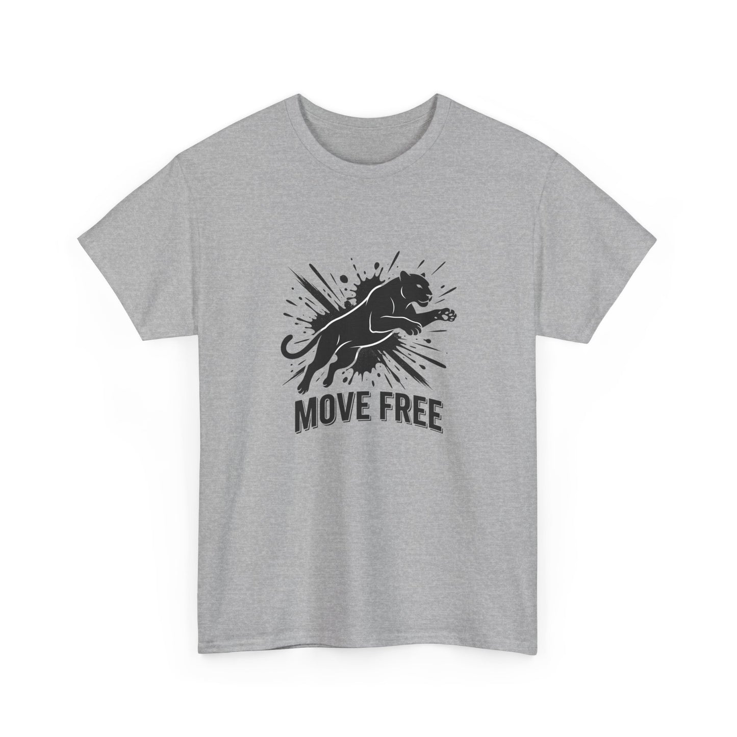 Tricou Gildan 5000 “MOVE FREE” – Bumbac 100% Rezistent, Confort Zilnic & Stil Streetwear Autentic