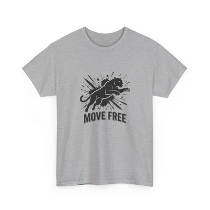 Tricou Gildan 5000 “MOVE FREE” – Bumbac 100% Rezistent, Confort Zilnic & Stil Streetwear Autentic