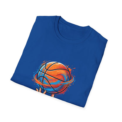 Basketball Passion T-Shirt | Spinning Ball Illustration