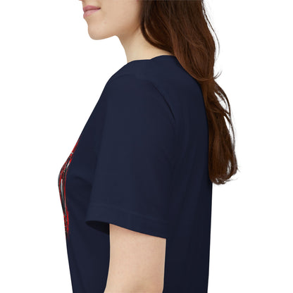Red Racing Formula Car tee | Race Car T-Tricou Personalizat Formula Racing Red Storm | Bella Canvas® 3001 100% Bumbac Premium Unisex