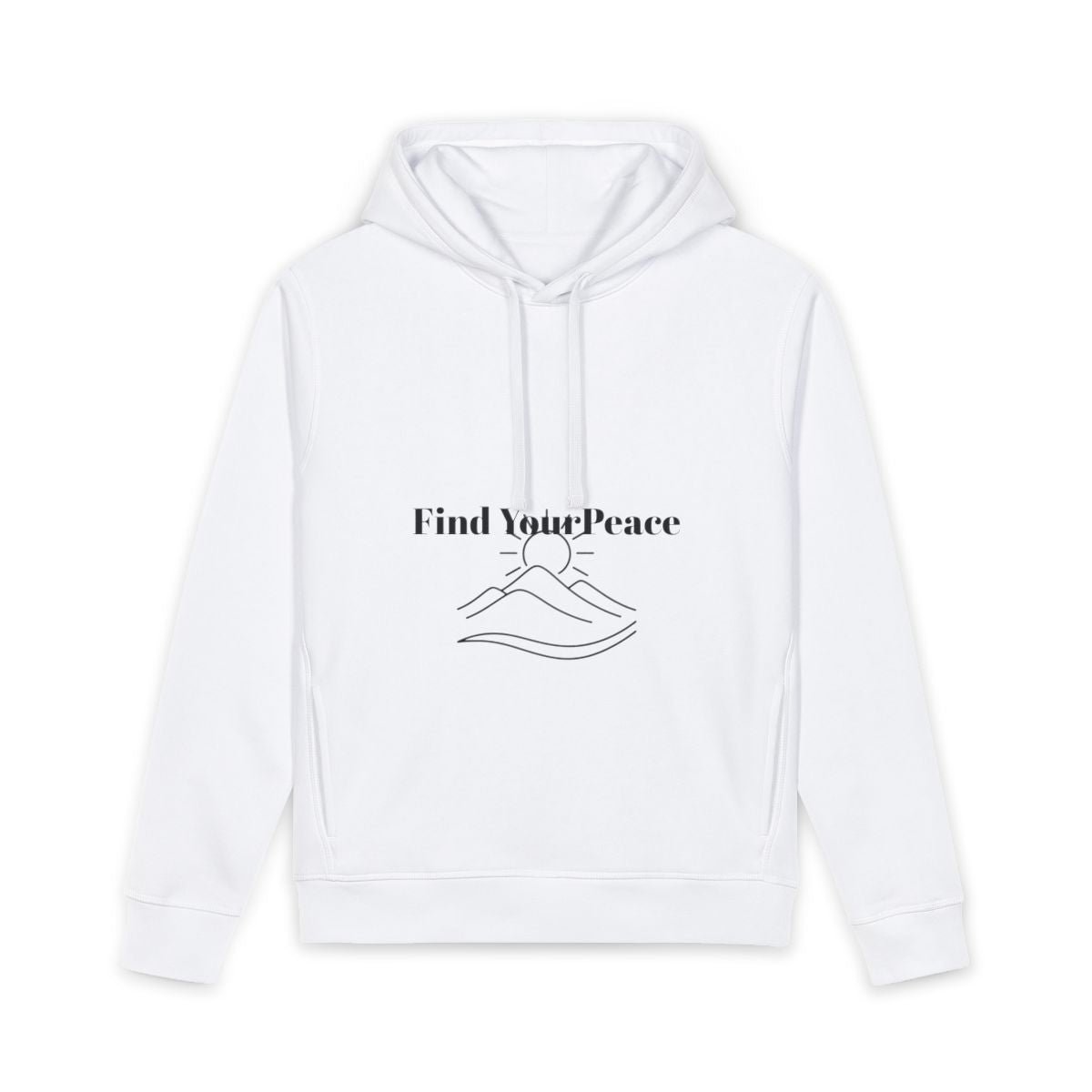 Hanorac Find Your Peace | Minimal Mountain Line Art