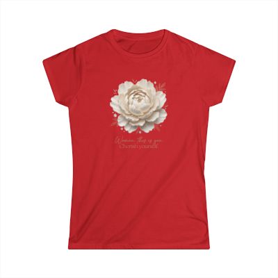 Tricou Damă Softstyle Premium – Bumbac Moale & Croială Feminină